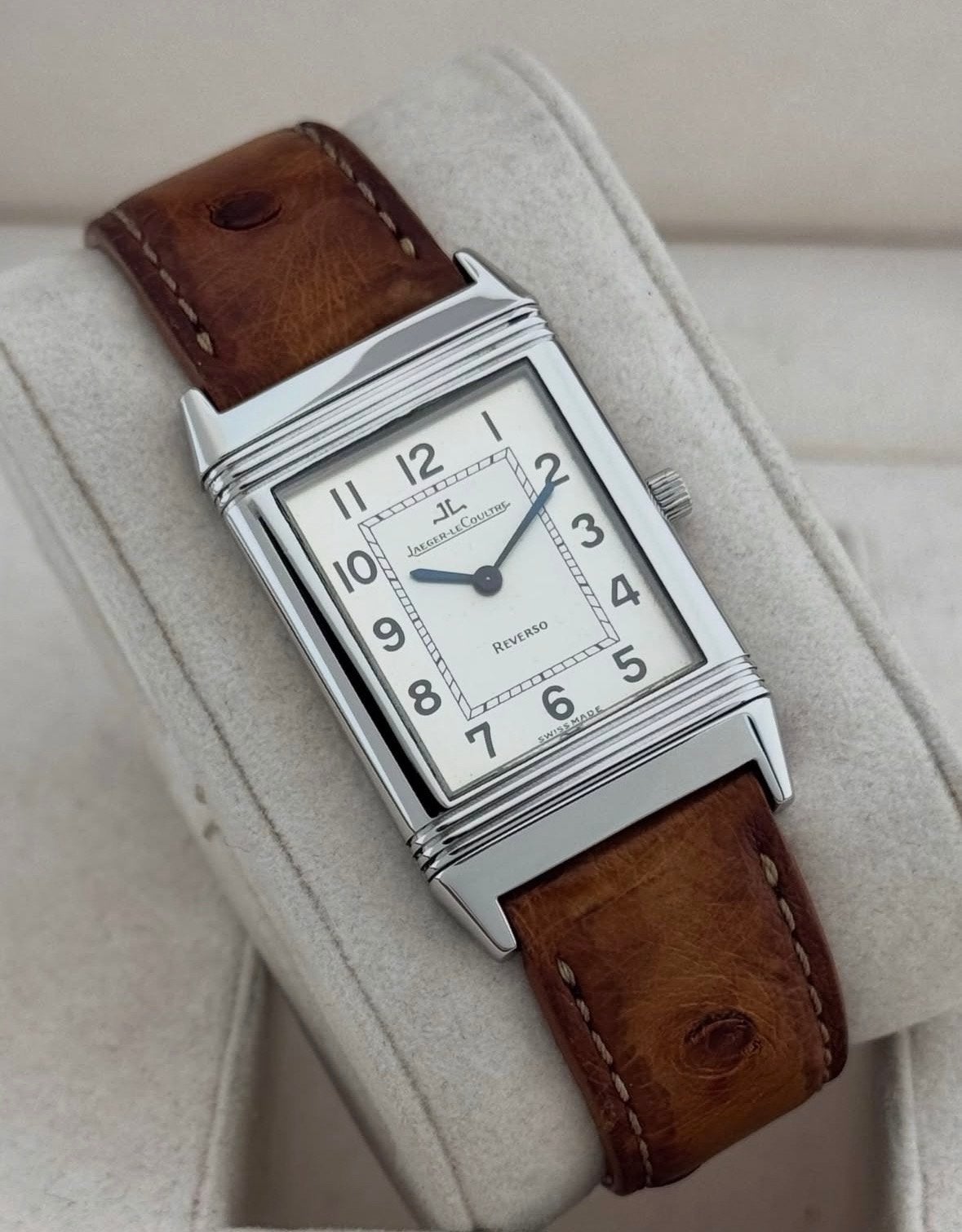 Jaeger-LeCoultre Reverso Classic Duetto, Ophalen of Verzenden, Zilver, Polshorloge, Overige merken