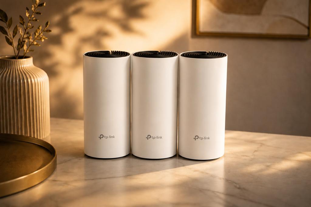 TP-Link Deco M4 Mesh WiFi Systeem (3 stuks), Computers en Software, WiFi-versterkers, Ophalen, Refurbished