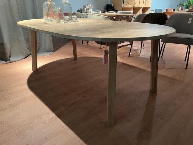 Woood uitschuifbare eettafel, Huis en Inrichting, Tafels | Eettafels, Ophalen, Gebruikt, Eikenhout, 200 cm of meer