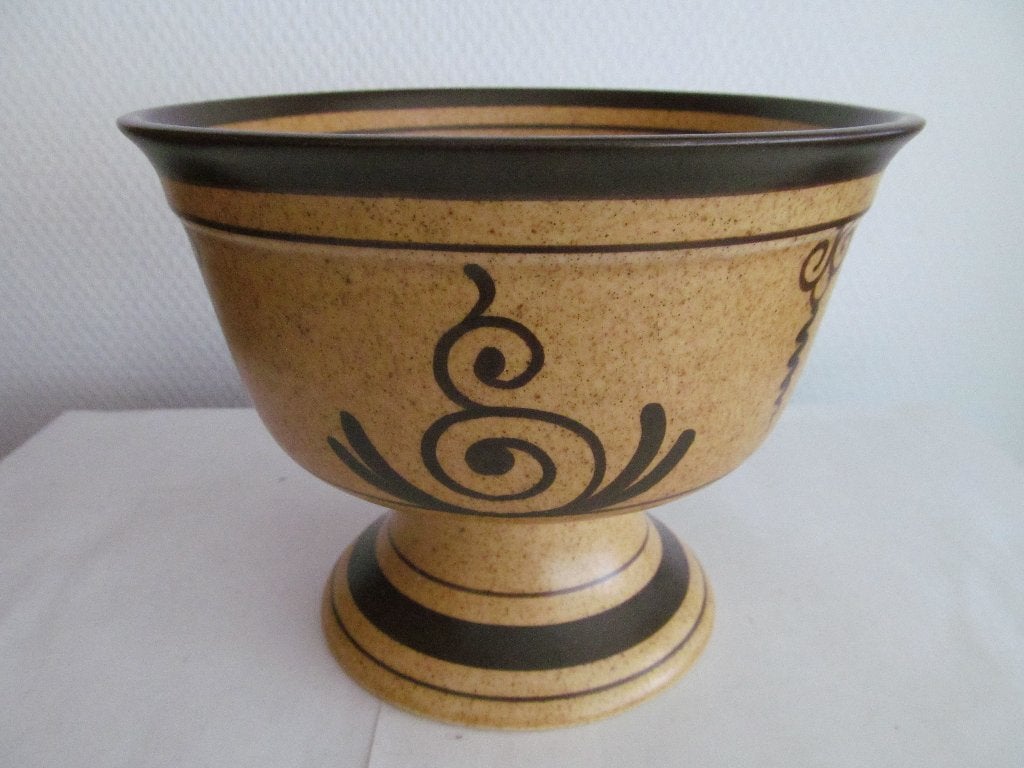 Vintage gouda voetschaal Argos, Antiek en Kunst, Antiek | Keramiek en Aardewerk, Ophalen