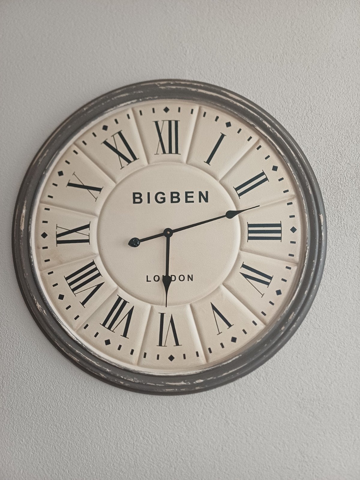 Grote XL Wandklok Big Ben London - Ø 80 cm, Huis en Inrichting, Ophalen, Landelijk, Analoog, Werkt op batterijen