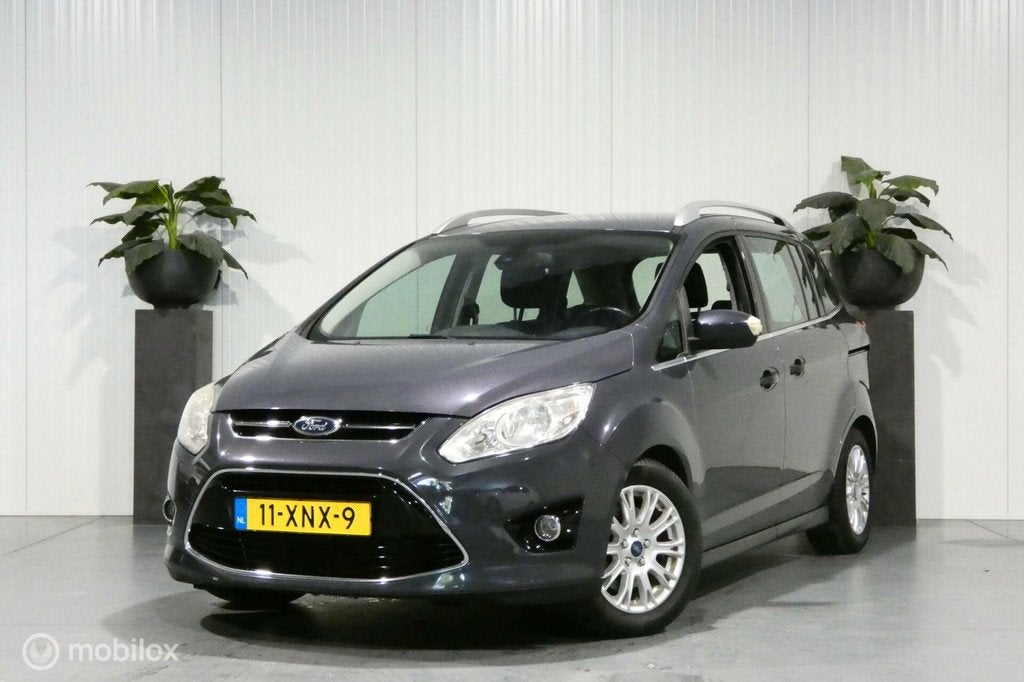 Ford Grand C-Max 1.6 EcoBoost Titanium 7p., Auto's, Ford, Bedrijf, Te koop, Grand C-Max, ABS, Airbags, Airconditioning, Alarm