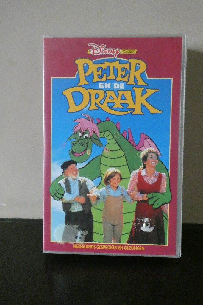 Disney Peter en de Draak, Cd's en Dvd's, Alle leeftijden, Zo goed als nieuw, Kinderprogramma of -film, VHS