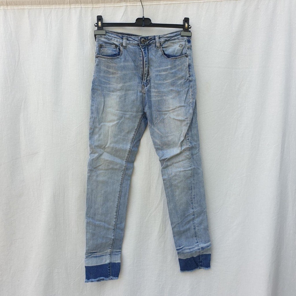 Stoere blauwe skinny. mt W28 Merk Circle of Trust, Blauw, ., Ophalen of Verzenden, Zo goed als nieuw