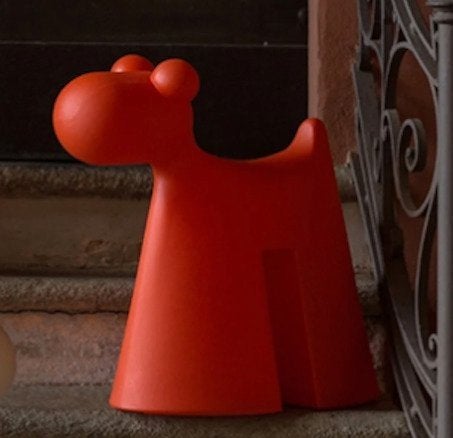 design kinderstoel Serralunga doggy rood, Ophalen of Verzenden, Zo goed als nieuw, Overige typen