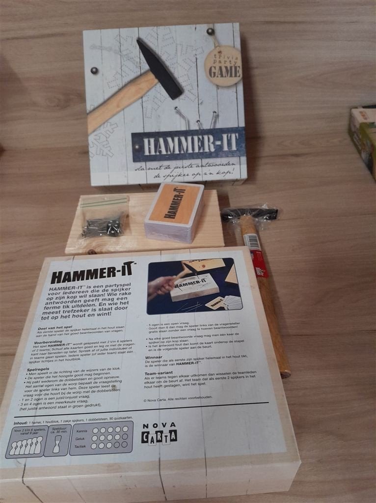 Hammer-it - Trivia spel - s3476, Verzenden, Zo goed als nieuw