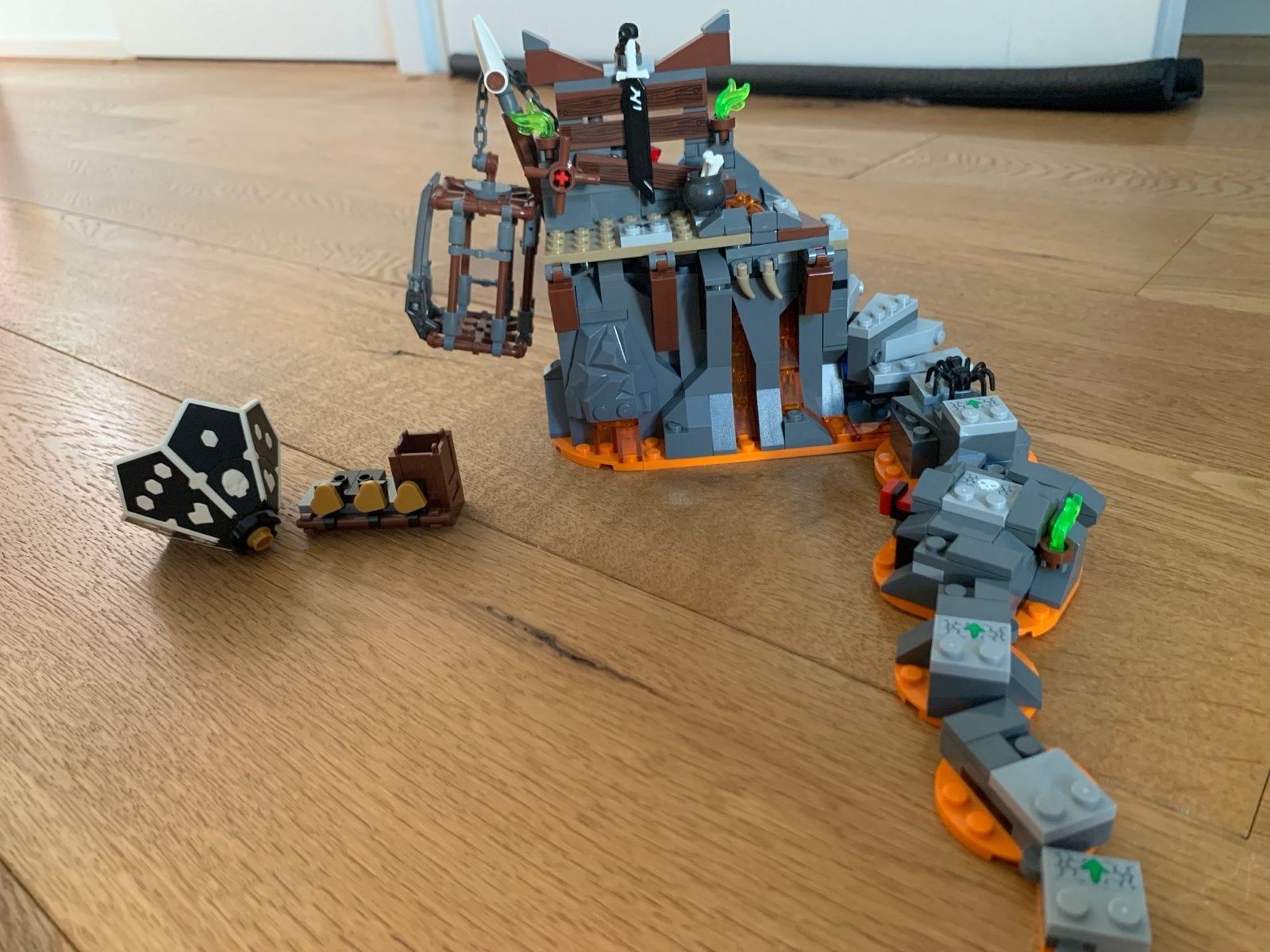 Lego Ninjago 71717 Reis naar de Skull Dungeons, Lego, Ophalen of Verzenden, Zo goed als nieuw, Compleet