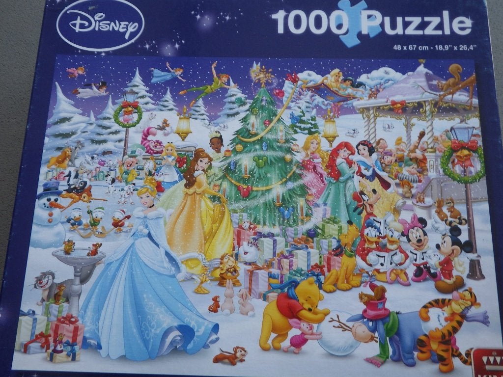 king puzzel disney winter wonderland 1000 stukjes NIEUW, Ophalen, 500 t/m 1500 stukjes, Nieuw