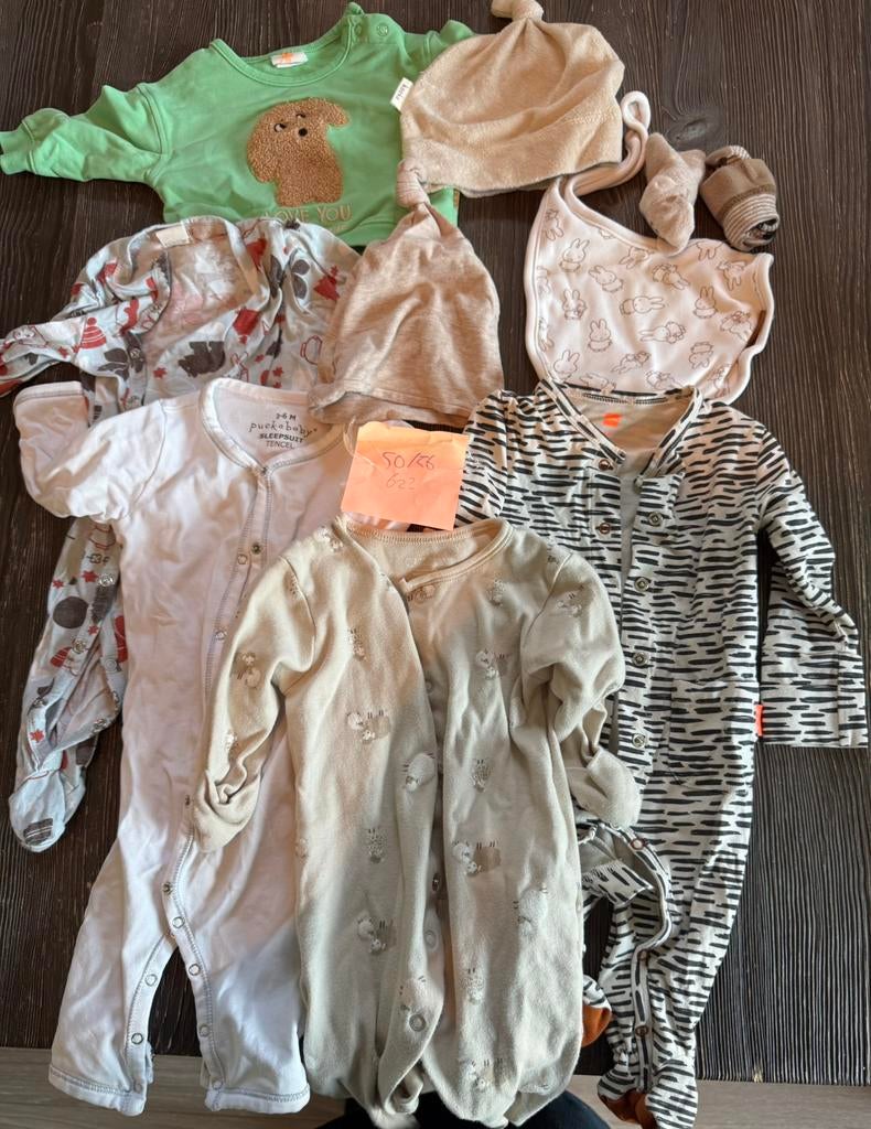 Grote tas vol baby kleding maten 50/56/62, Ophalen, Zo goed als nieuw