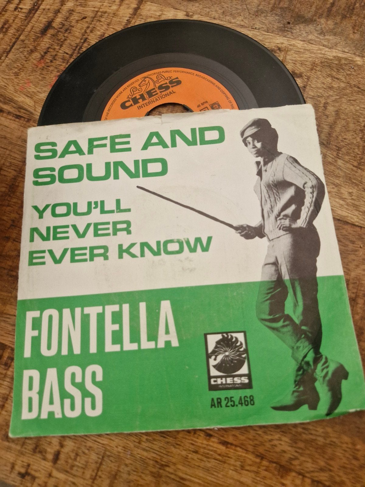 Fontella Bass - Safe and Sound / You'll Never Ever Know, Gebruikt, 7 inch, Ophalen of Verzenden, EP
