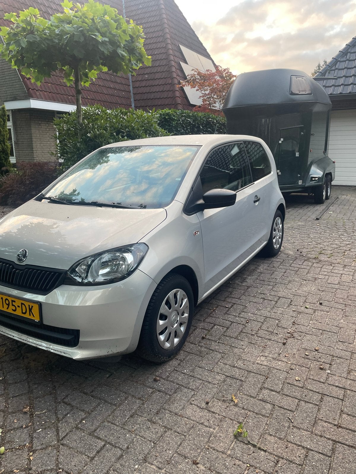 Skoda Citigo 1.0 T 44KW 2013 Grijs, Voorwielaandrijving, 4 stoelen, Handgeschakeld, Particulier