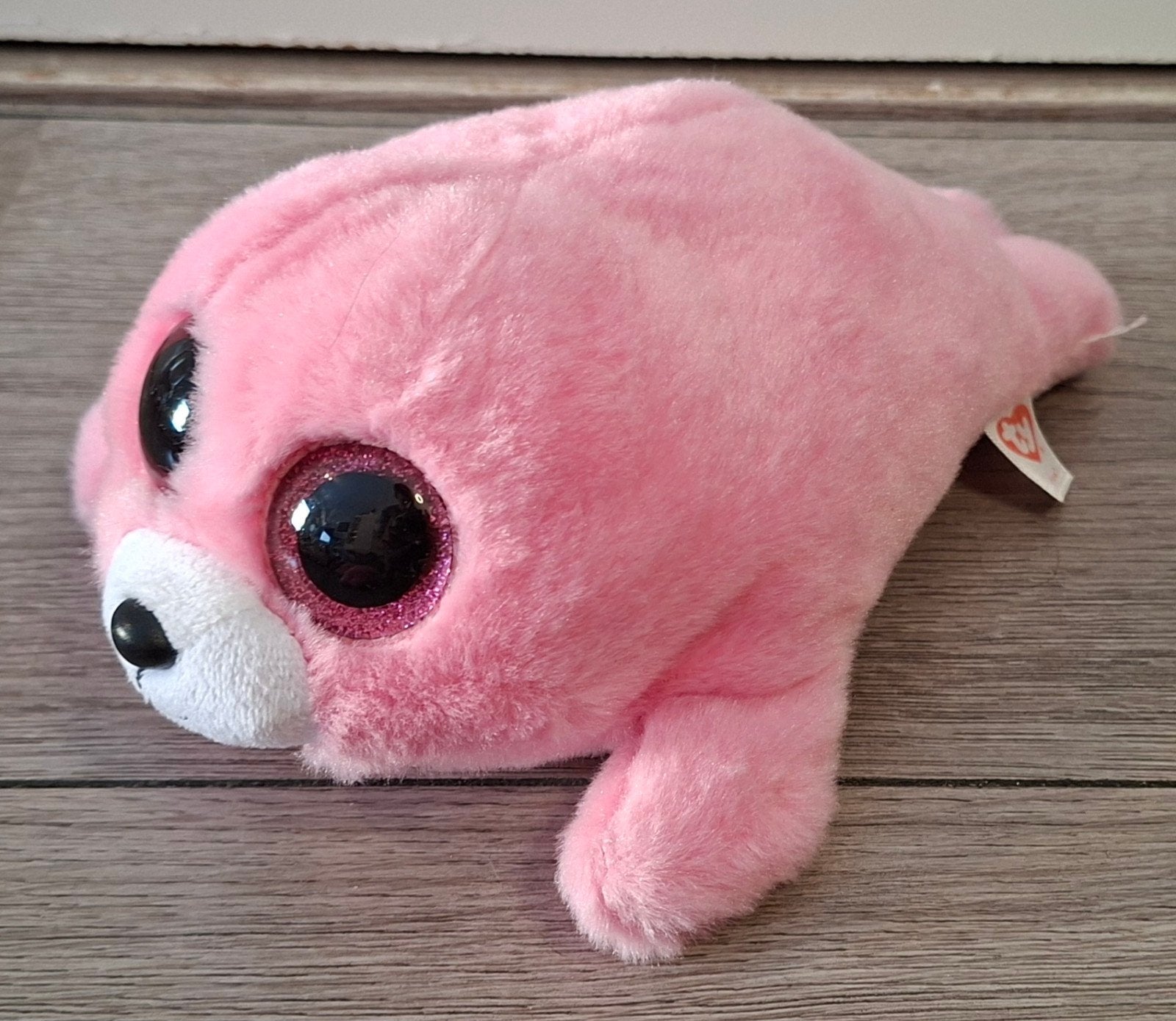 ty beanie boo zeehondje Pierre 16 cm, Overige karakters, Overige typen, Ophalen of Verzenden, Zo goed als nieuw