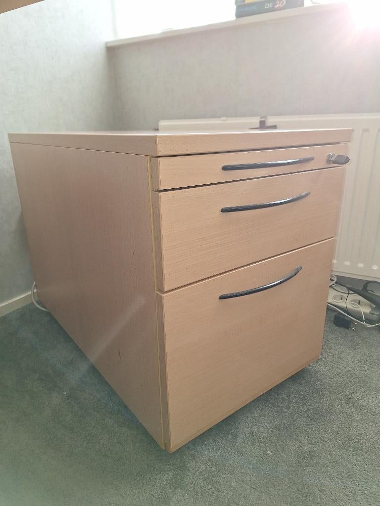 Verrijdbare ladeblok 2 laden, Huis en Inrichting, Kasten | Ladekasten, Ophalen, Minder dan 50 cm, Gebruikt, 1 of 2 laden