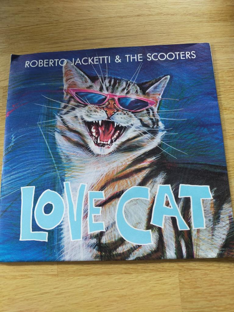 Roberto Jacketti and the Scooters , love cat, Cd's en Dvd's, Vinyl Singles, Ophalen of Verzenden, Zo goed als nieuw, Nederlandstalig