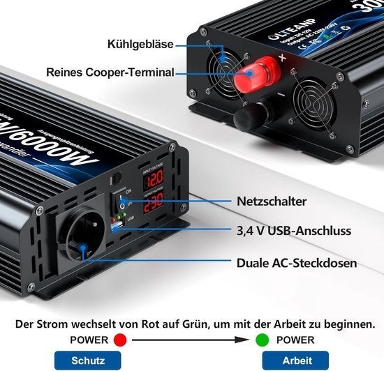 12V 230V Omvormer – Spanning Omzetter – Spanningsconverter, Corvance B.V., Verzenden, Nieuw, Corvancebol@gmail.com
