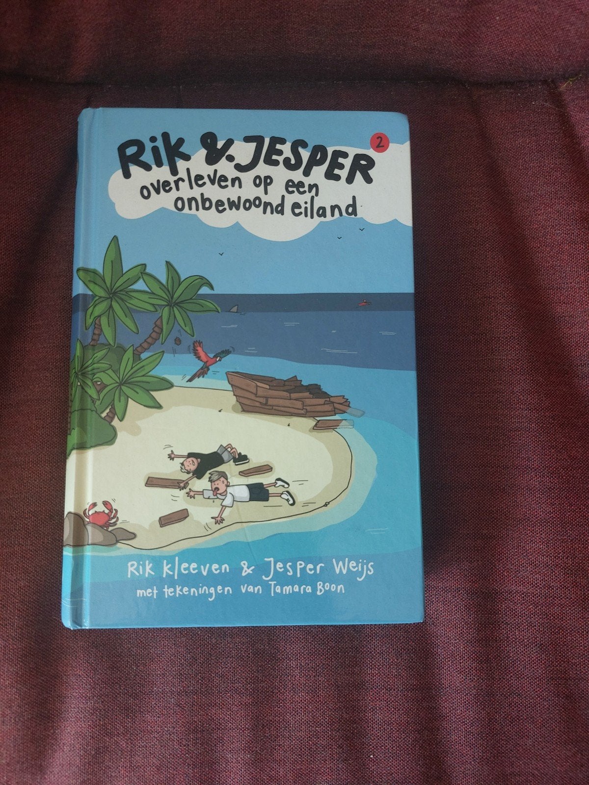 Rik & Jesper: Overleven op een onbewoond eiland, Ophalen, Zo goed als nieuw, Rik Kleeven & Jesper Weijs, Fictie algemeen