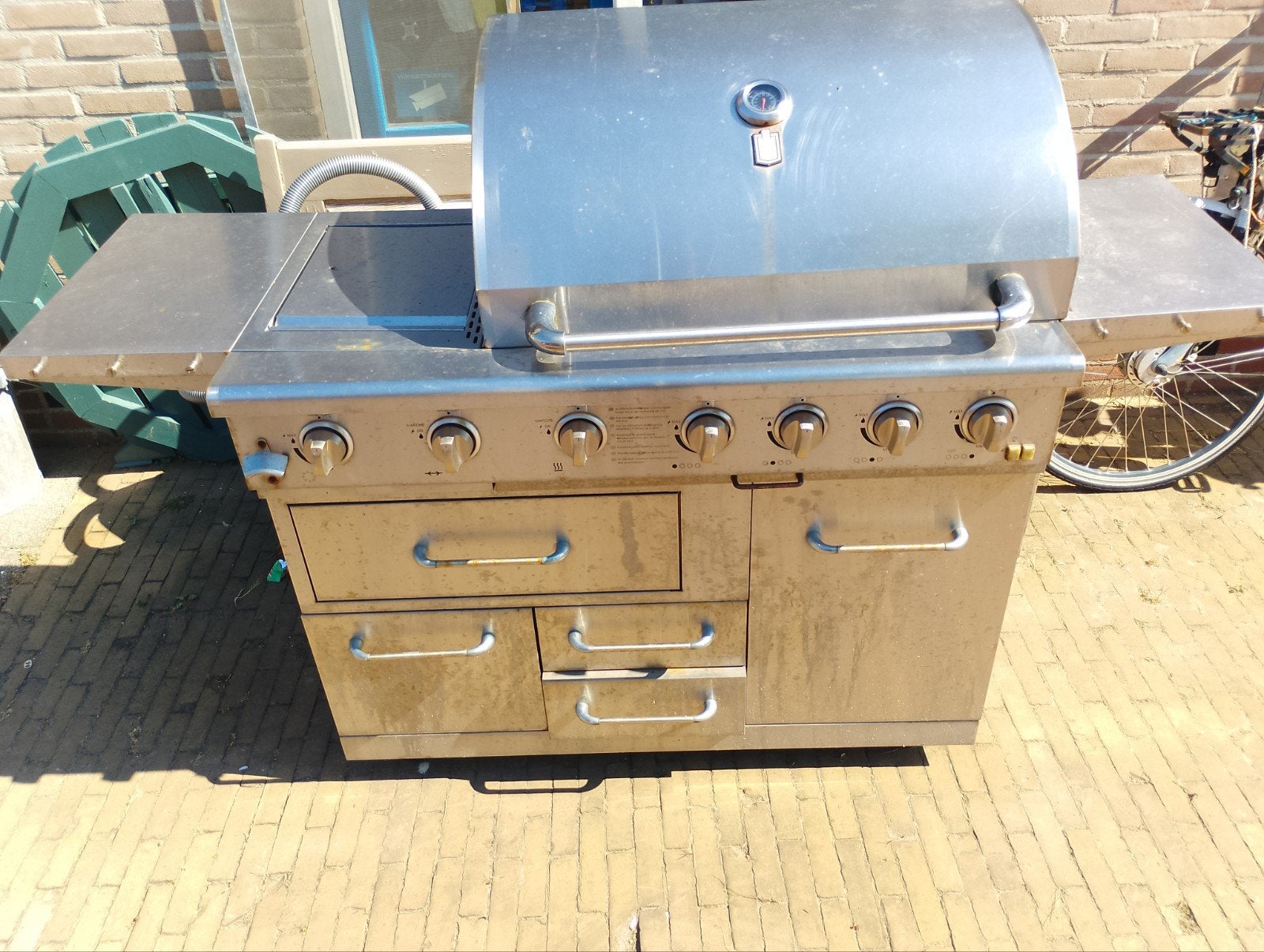 bbq, Ophalen of Verzenden, Gebruikt, Gas
