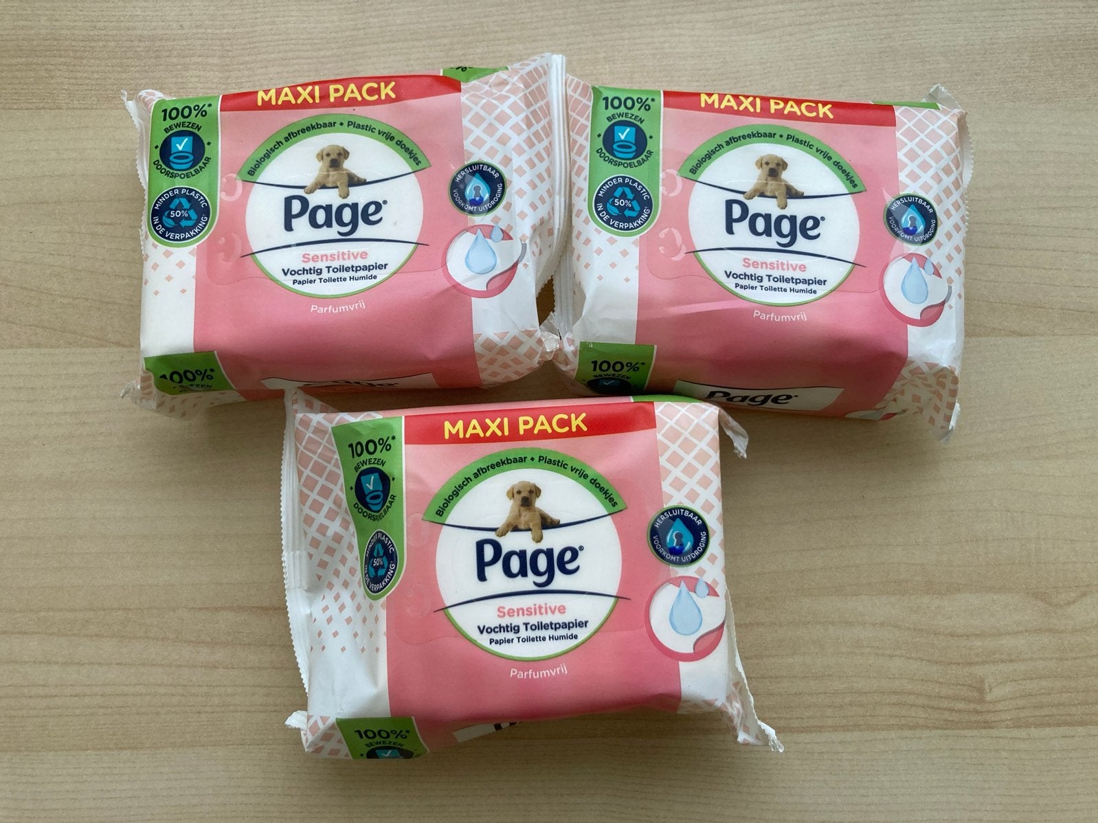 Page Sensitive vochtig toiletpapier MAXI PACK, Ophalen, Nieuw