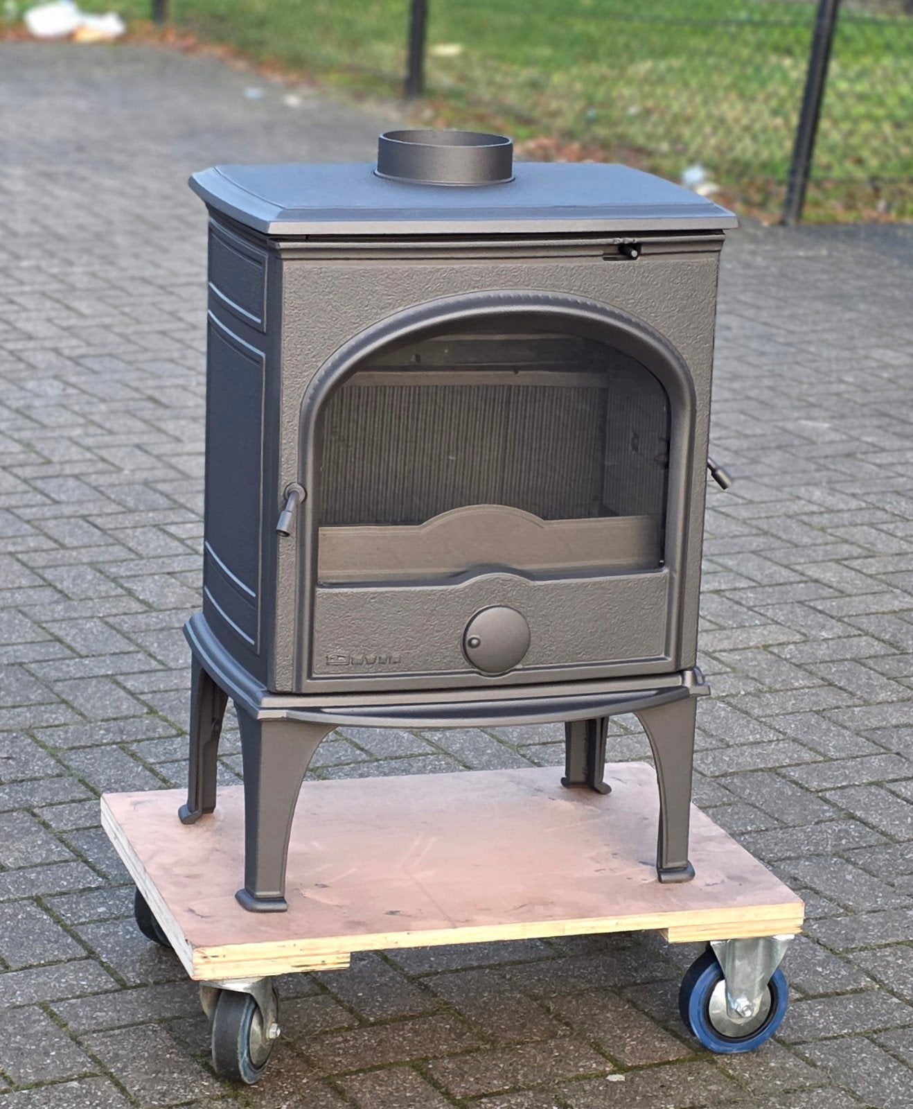 Houtkachel Dovre 555GM, Houtkachel, Ophalen of Verzenden, Zo goed als nieuw, Vrijstaand