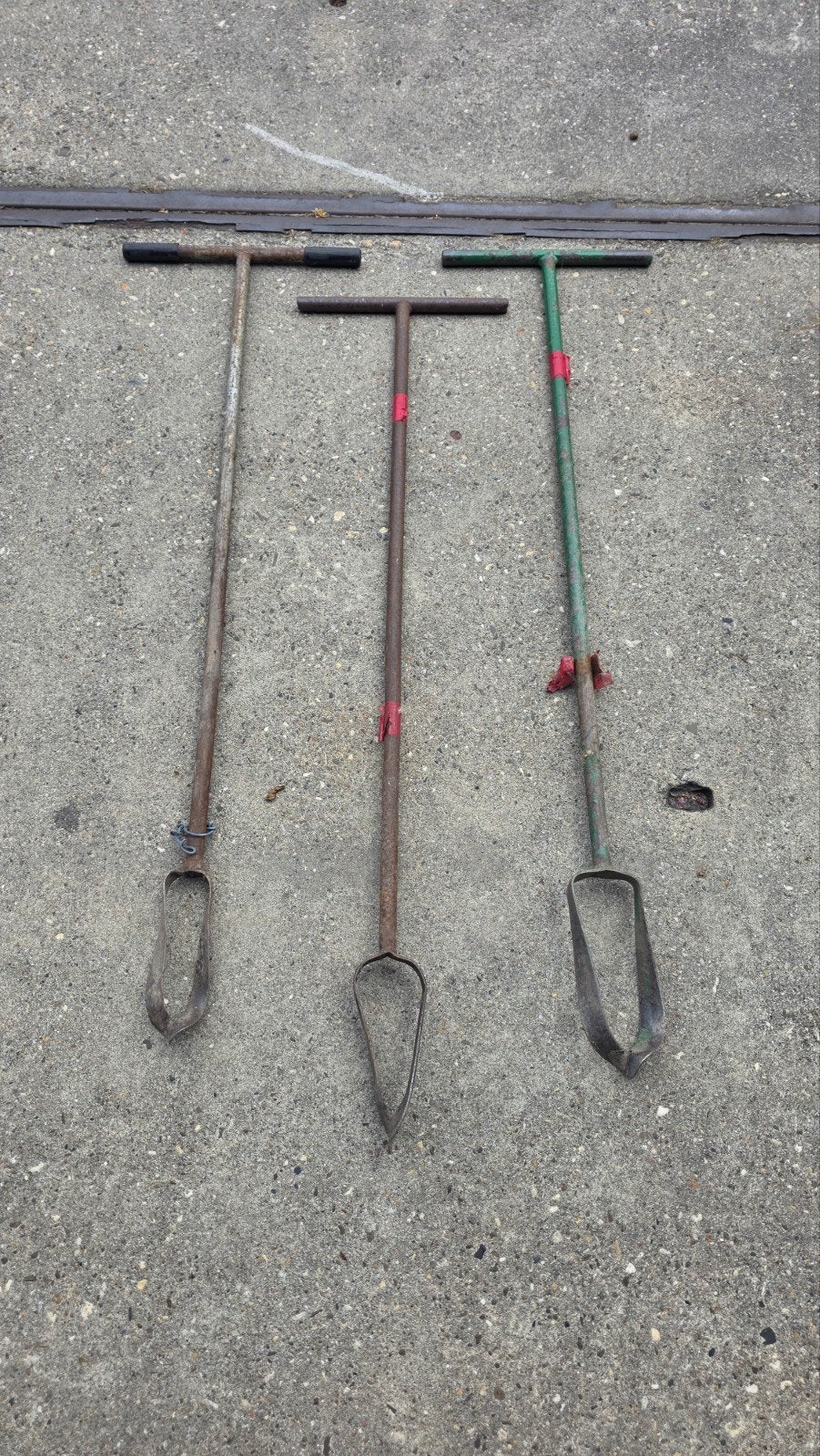 Grondboor set 70mm, 90mm, 110mm, Tuin en Terras, Hand-tuingereedschap, Ophalen, Gebruikt, Grondboor