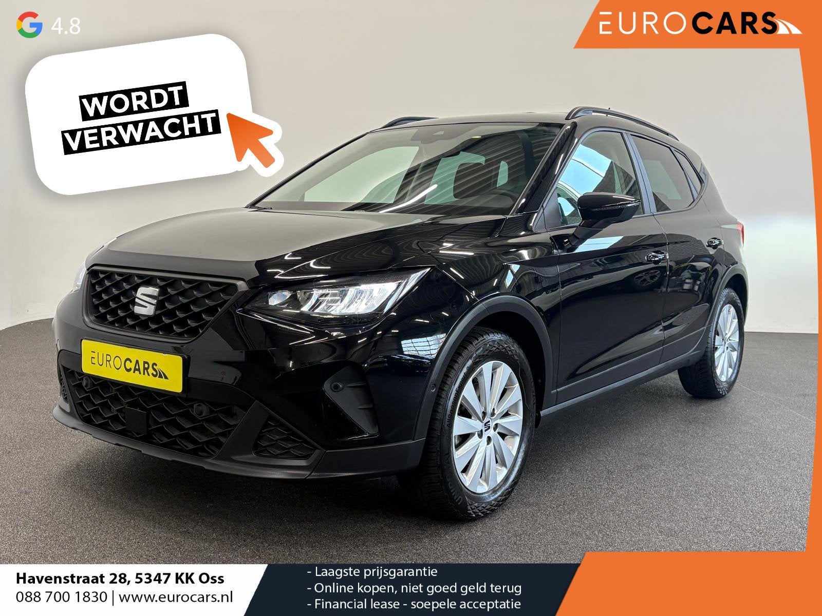 SEAT Arona 1.0 TSI 110pk Automaat Style Business Connect Cli, Auto's, Dealer onderhouden, Stof, Gebruikt, 1133 kg