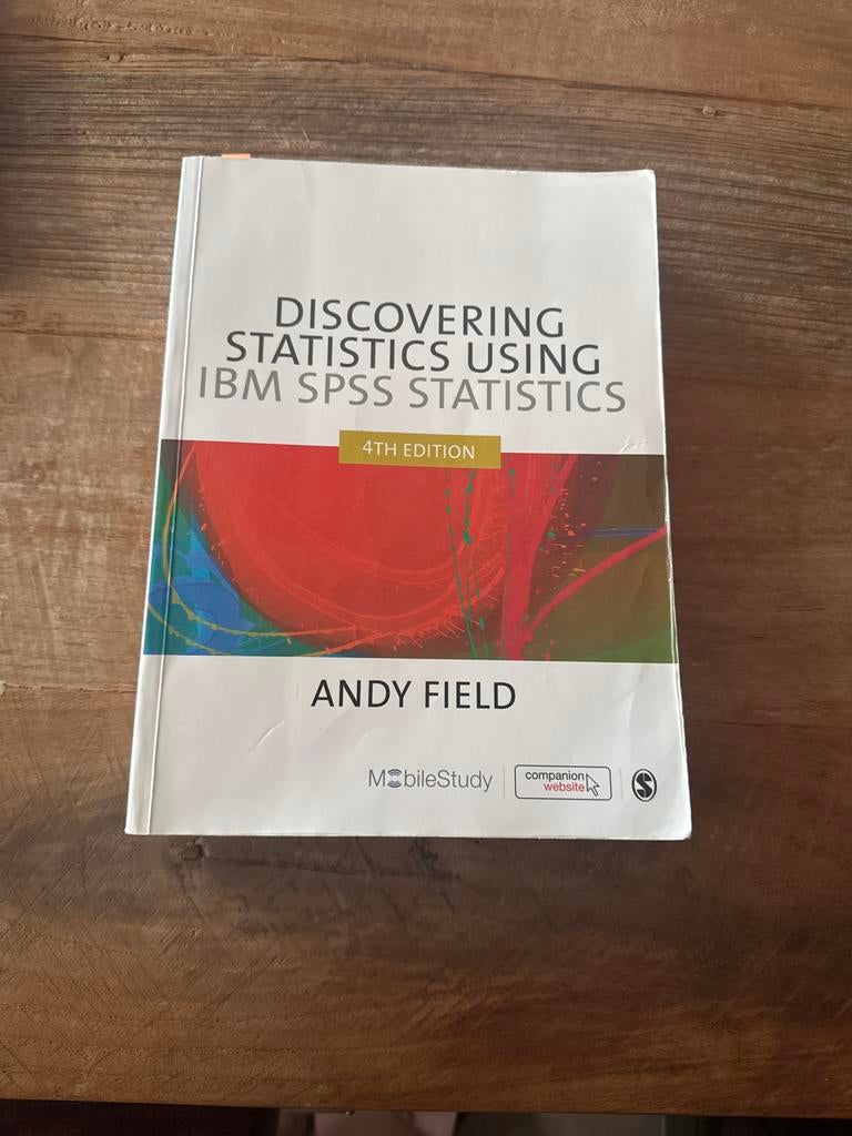 Discovering Statistics Using IBM SPSS Statistics 4e, Ophalen of Verzenden, Zo goed als nieuw