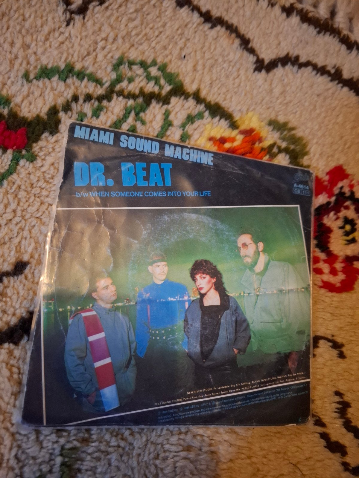 Miami Sound Machine - Dr. Beat (Vinyl Single), Cd's en Dvd's, Gebruikt, 7 inch, Ophalen of Verzenden, Pop