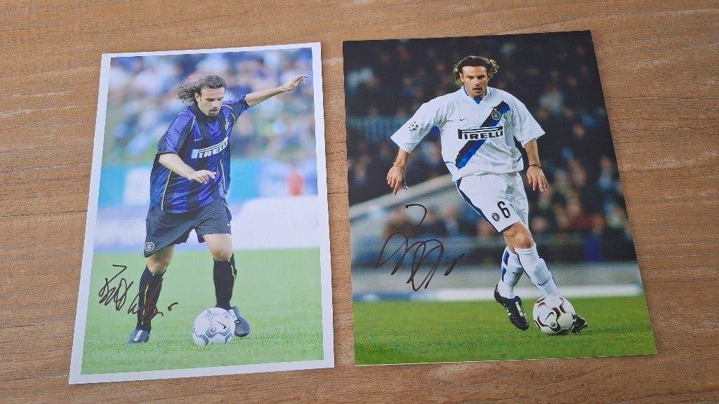 Foto 20x25 cm met handtekening Cristiano Zanetti # Inter, Ophalen of Verzenden, Nieuw, Buitenlandse clubs, Overige typen