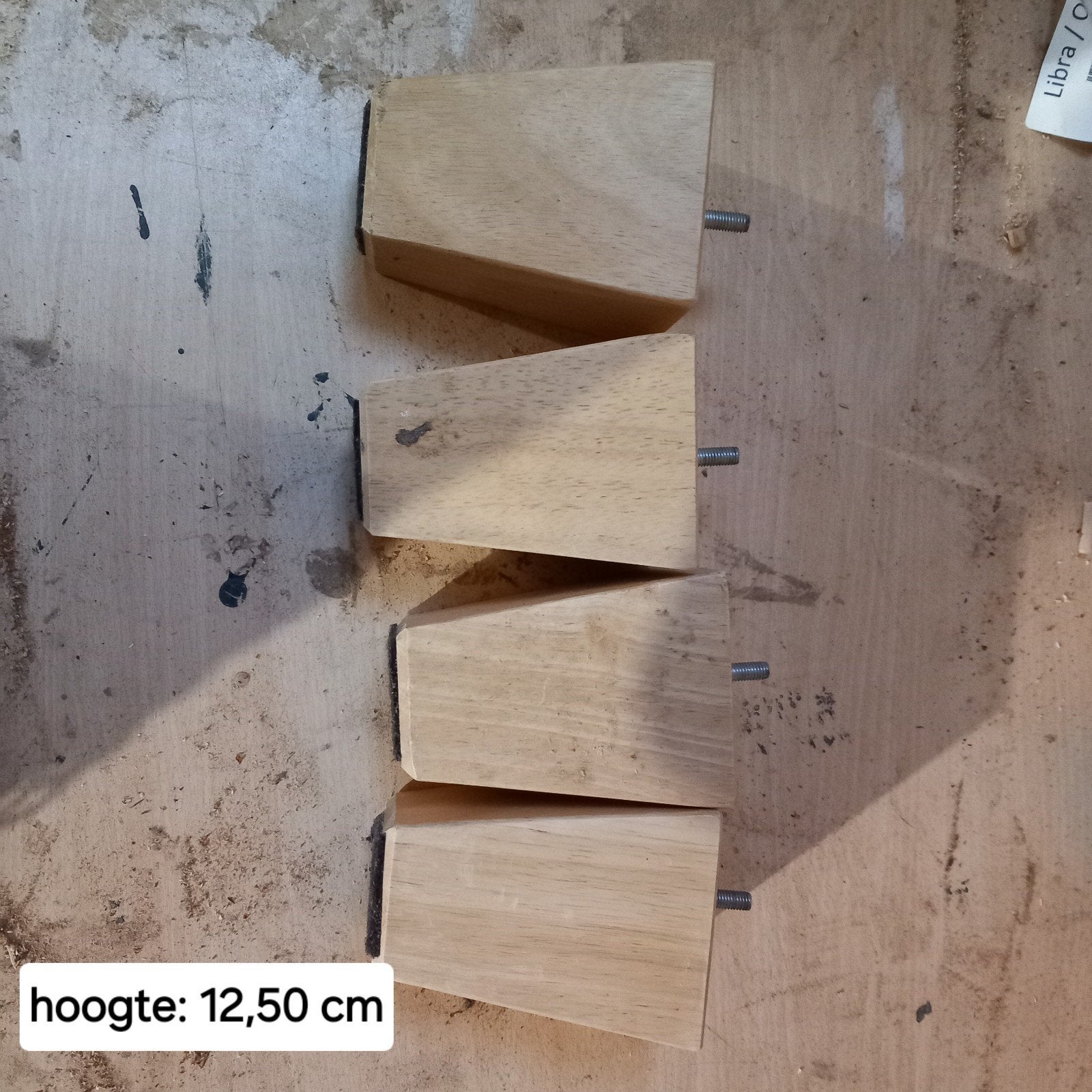 Diverse houten meubelpoten - Verschillende maten, Ophalen of Verzenden, Gebruikt
