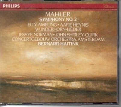 Mahler: Symfonie nr. 2 & Wunderhorn-Lieder - Haitink, Inclusief boekje, Symfonie, Mahler, Ophalen of Verzenden