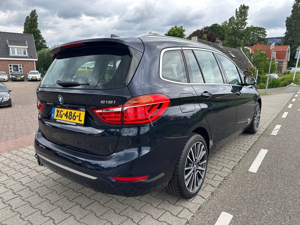 BMW 2-serie Gran Tourer 218i 7p. High Executive Launch Editi, Auto's, Gebruikt, Blauw, Bedrijf, 3 cilinders