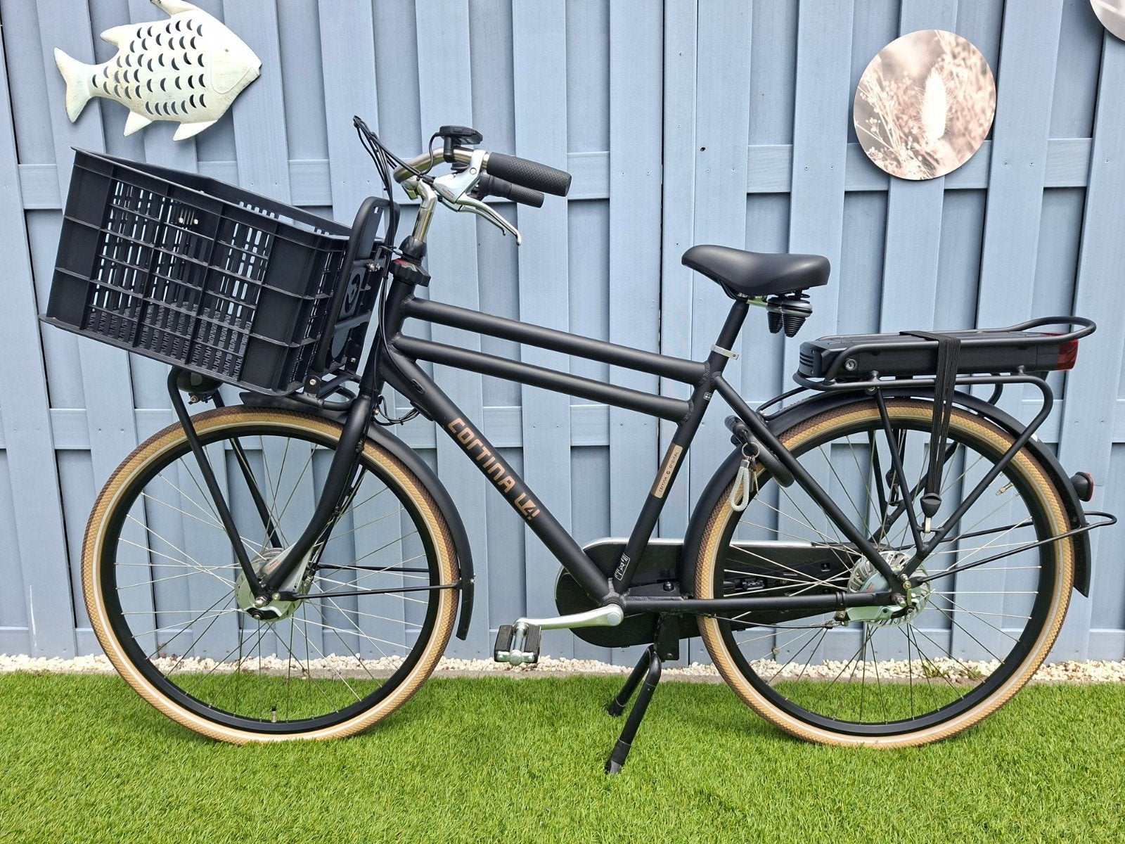Cortina E-U4 elektrische fiets, H53, Jet Black Matt., Fietsen en Brommers, Fietsen | Heren | Herenfietsen, 53 tot 57 cm, Ophalen