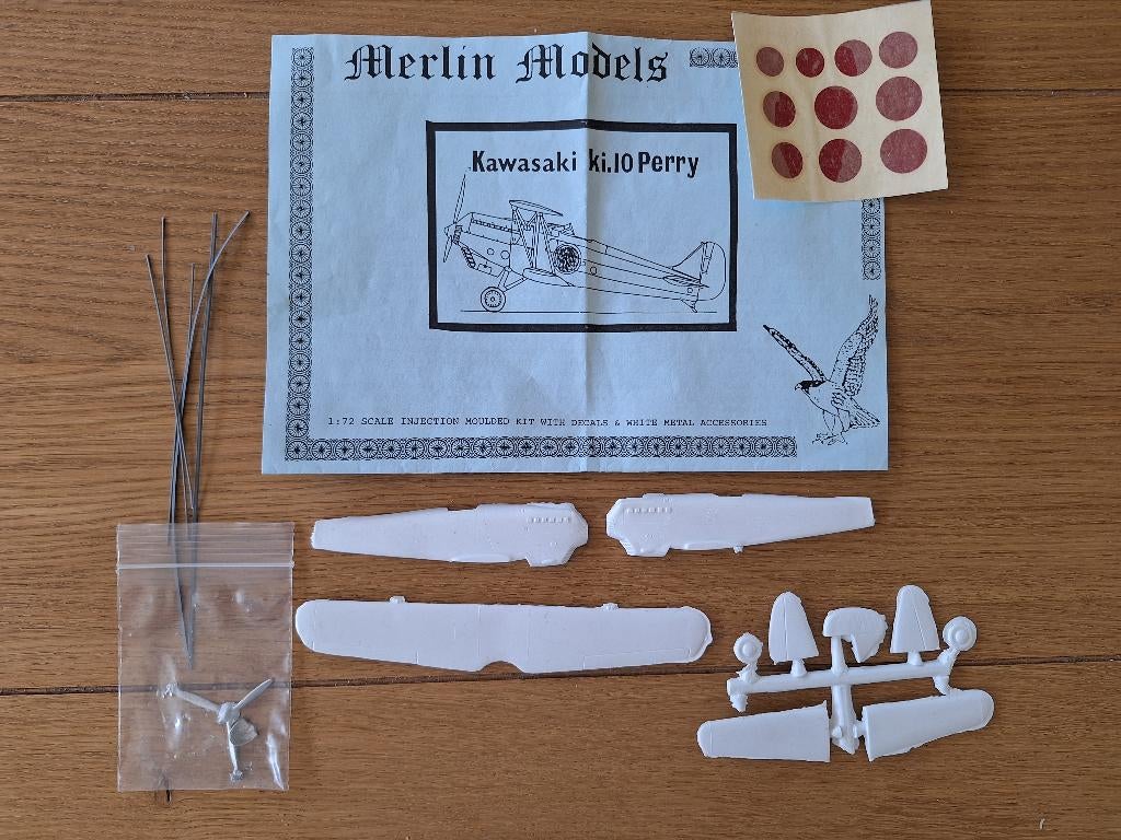 1:72 1/72 Merlin Models Kawasaki Ki.10 Perry (2), Overige merken, 1:72 tot 1:144, Ophalen of Verzenden, Zo goed als nieuw