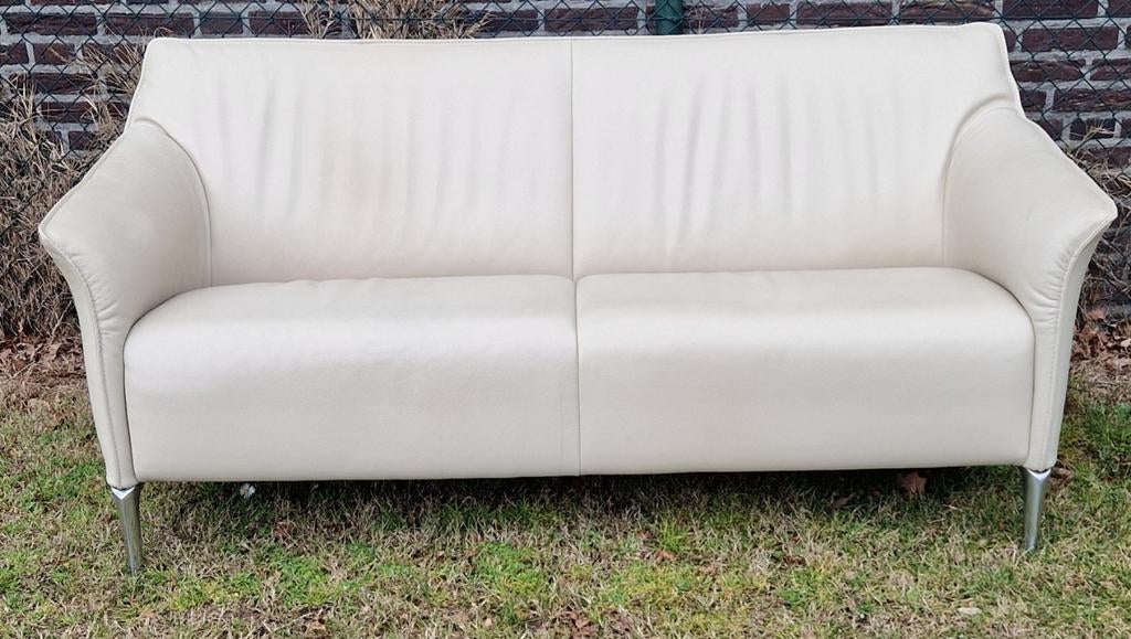 Leolux Mayon bank €750, Ophalen, 75 tot 100 cm, Leer
