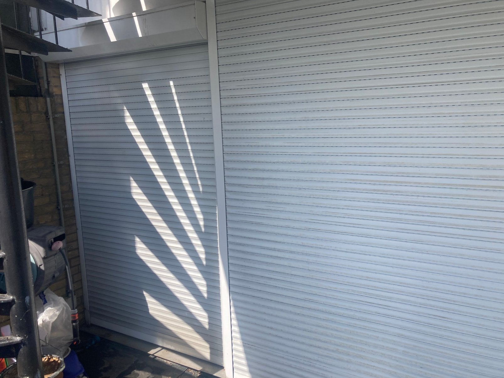 Rolluik, Doe-het-zelf en Verbouw, Rolluiken, Ophalen, Gebruikt, Wit, 200 cm of meer