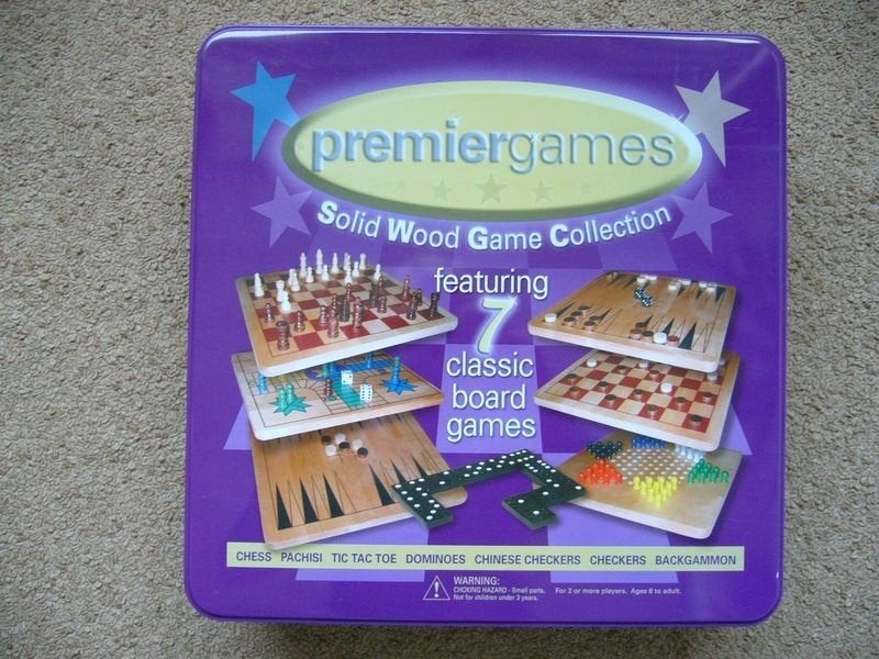 Premier Games collectie massief houten bordspellen, Ophalen of Verzenden, Nieuw