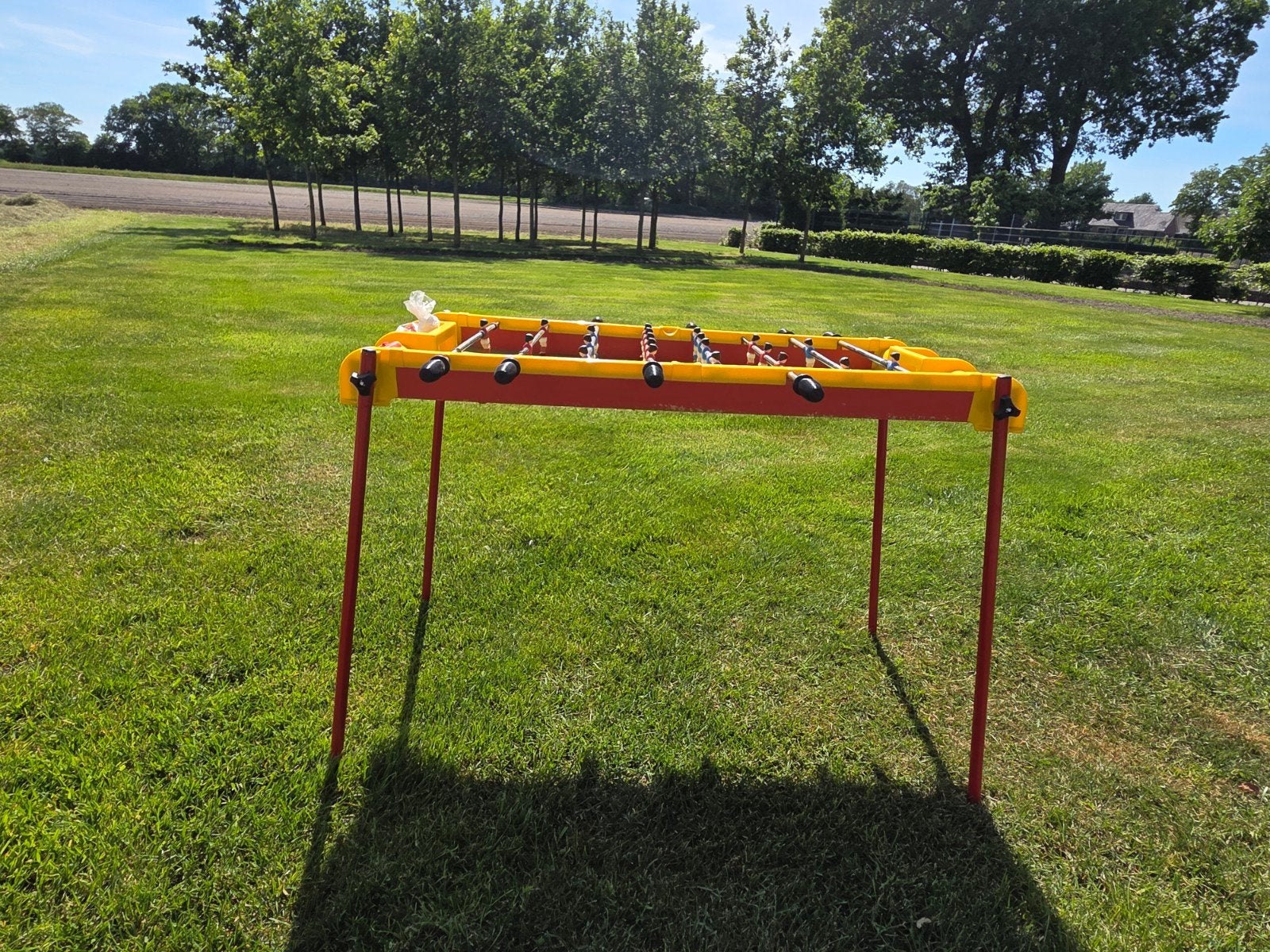 Voetbaltafel voor binnen en buiten - Plezier voor iedereen!, Kinderen en Baby's, Speelgoed | Overig, Ophalen, Gebruikt, Jongen of Meisje