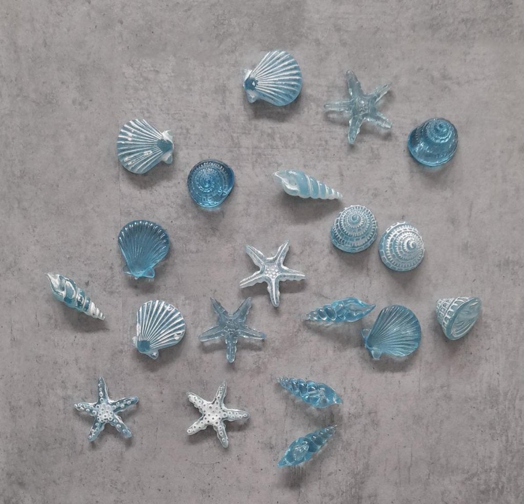 Divers DECORATIE materiaal: schelpjes, bloemetjes etc., Ophalen of Verzenden, Zo goed als nieuw