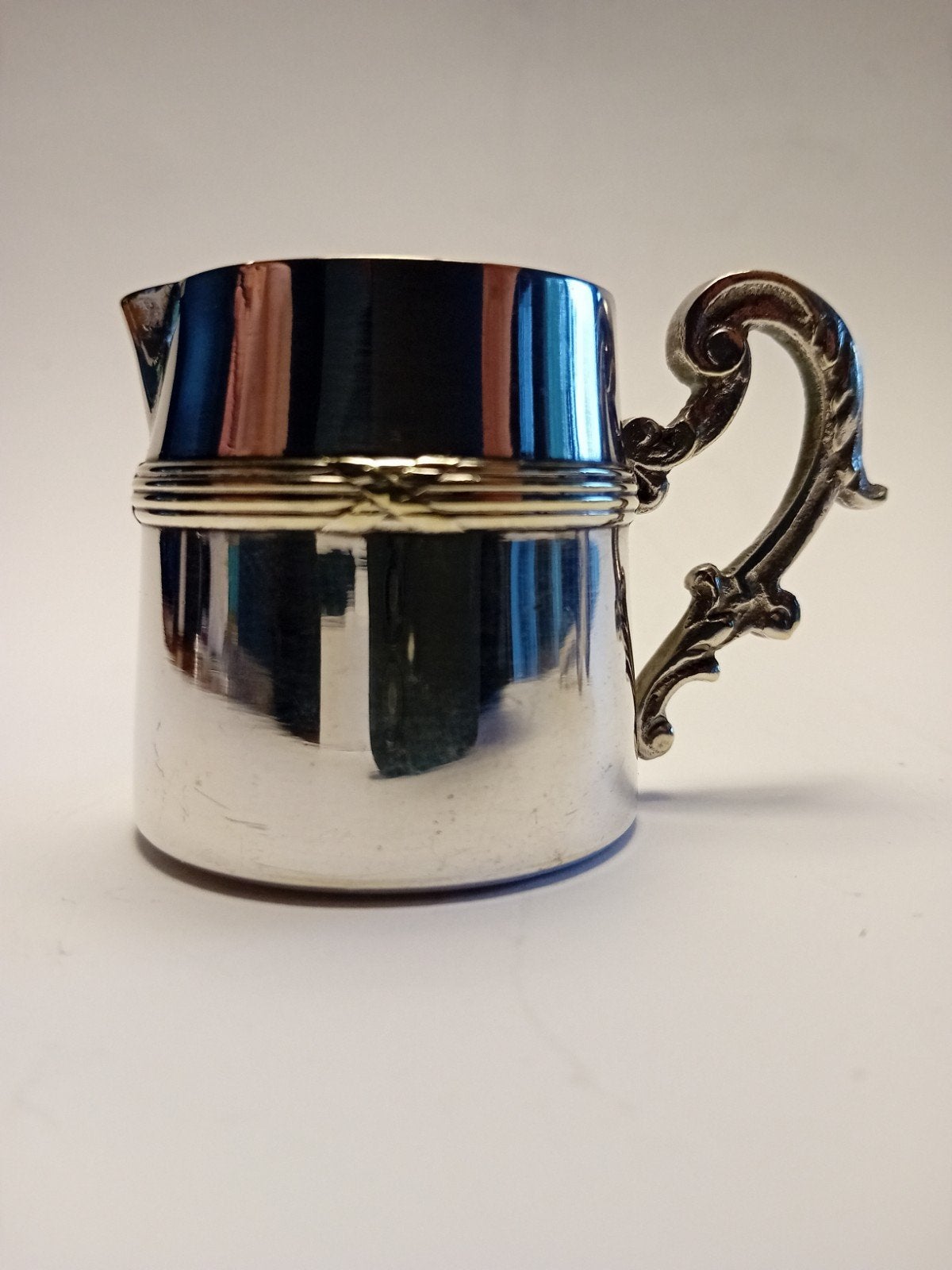 Christofle "Ruban Croisé" Doopbeker/Timbale - Zwaar verzilv, Verzenden, Zilver