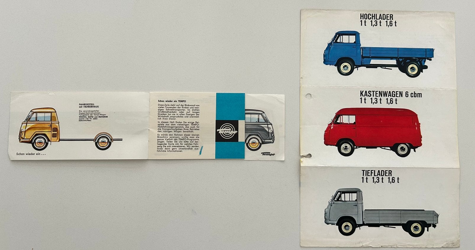 Tempo brochures, Verzenden, Gelezen, Algemeen