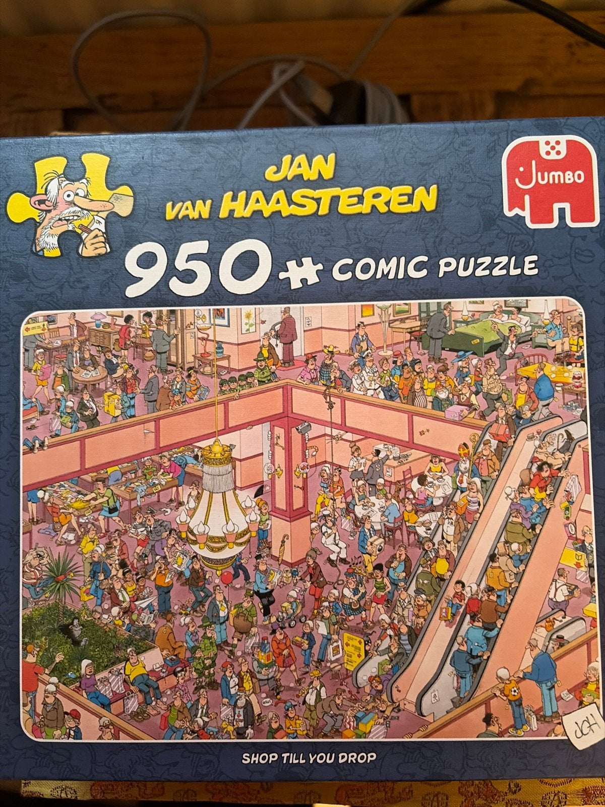 Jan van Haasteren Comic Puzzel - Shop Till You Drop 950 stuk, Ophalen, 500 t/m 1500 stukjes, Gebruikt, Legpuzzel