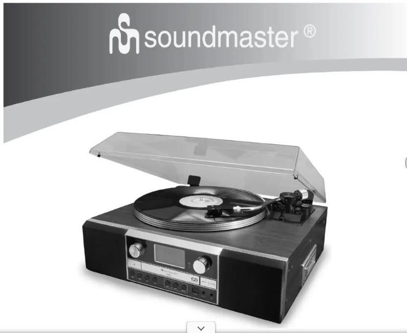 Soundmaster PL905 highline muziekcenter, Gebruikt, Tuner of Radio, Microset, Ophalen
