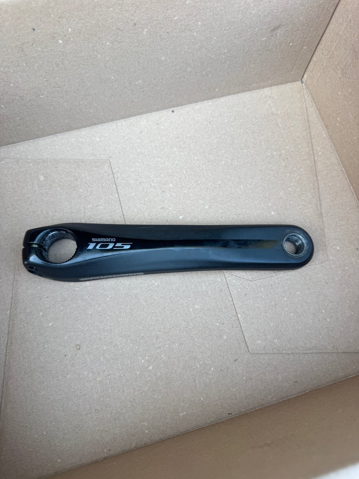 Shimano 105 Crank Arm - 170mm, Fietsen en Brommers, Fietsonderdelen, Crankstel of Pedalen, Ophalen of Verzenden, Zo goed als nieuw