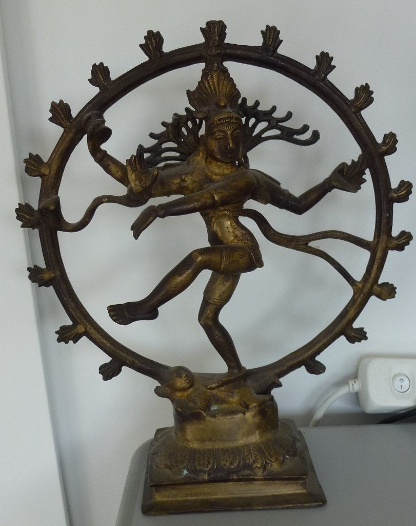 beeld van Shiva Nataraja – de kosmische danser Buddha, Ophalen of Verzenden, Koper