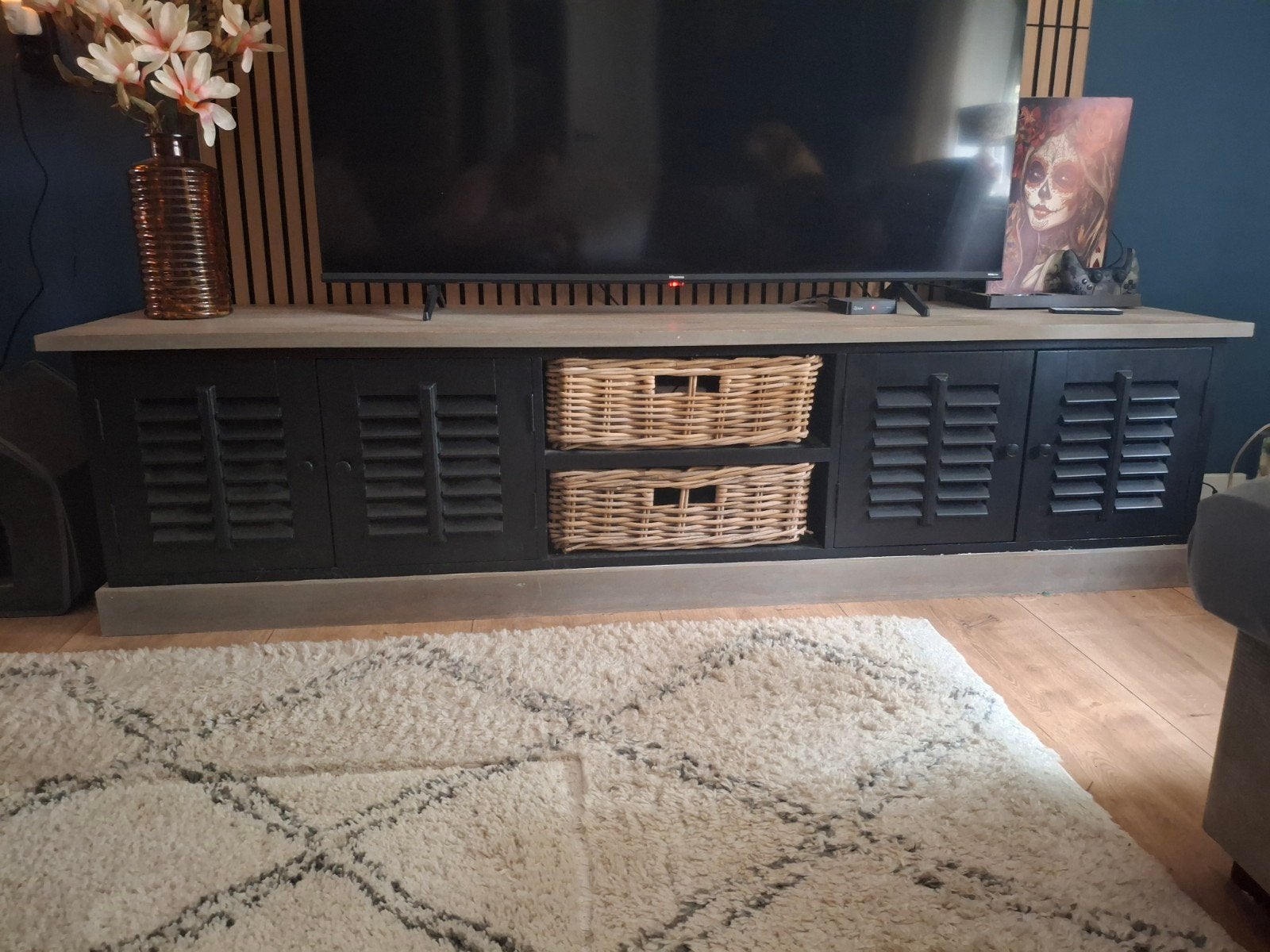 mooie tv kast met veel ruimte, Huis en Inrichting, Kasten | Televisiemeubels, Ophalen, Zo goed als nieuw, 25 tot 50 cm, Minder dan 100 cm
