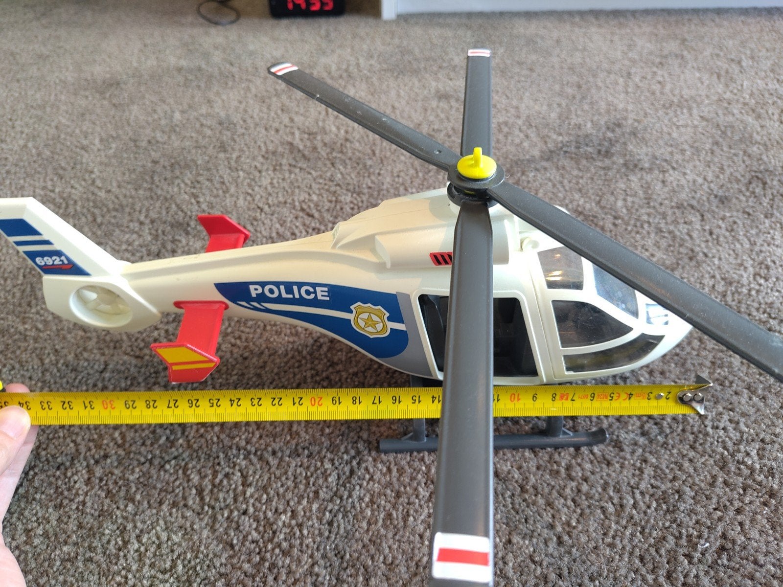 Playmobile helicopter, Ophalen of Verzenden, Groter dan 1:72, Overige merken