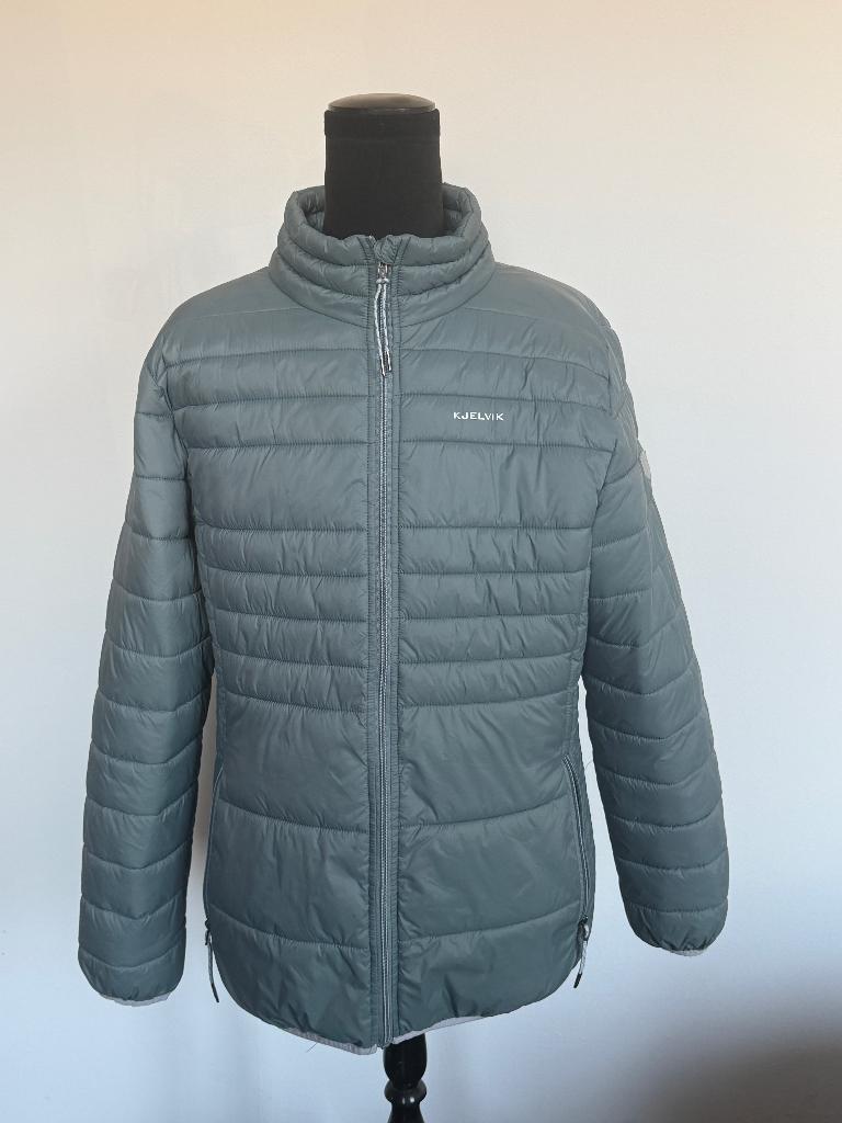 Kjelvik dames tussen jas - maat 44 / 46, Ophalen of Verzenden, Gedragen, Maat 46/48 (XL) of groter, Blauw