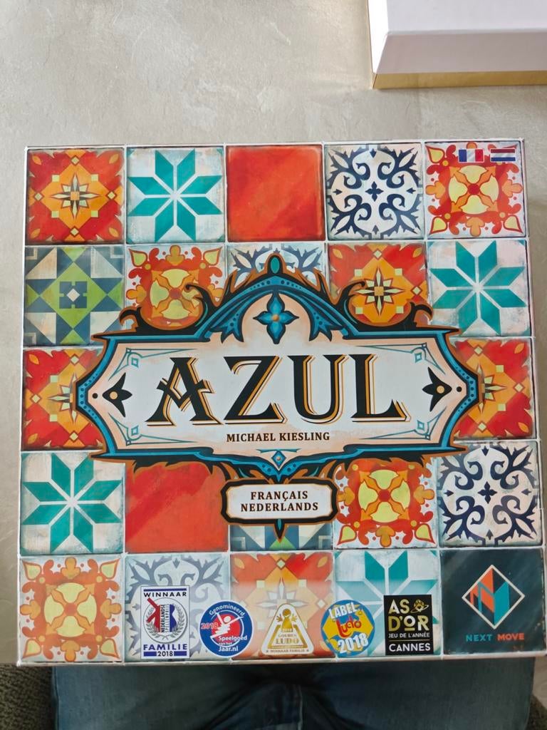 Azul bordspel - Michael Kiesling - Nederlands/Frans, Hobby en Vrije tijd, Gezelschapsspellen | Bordspellen, Zo goed als nieuw