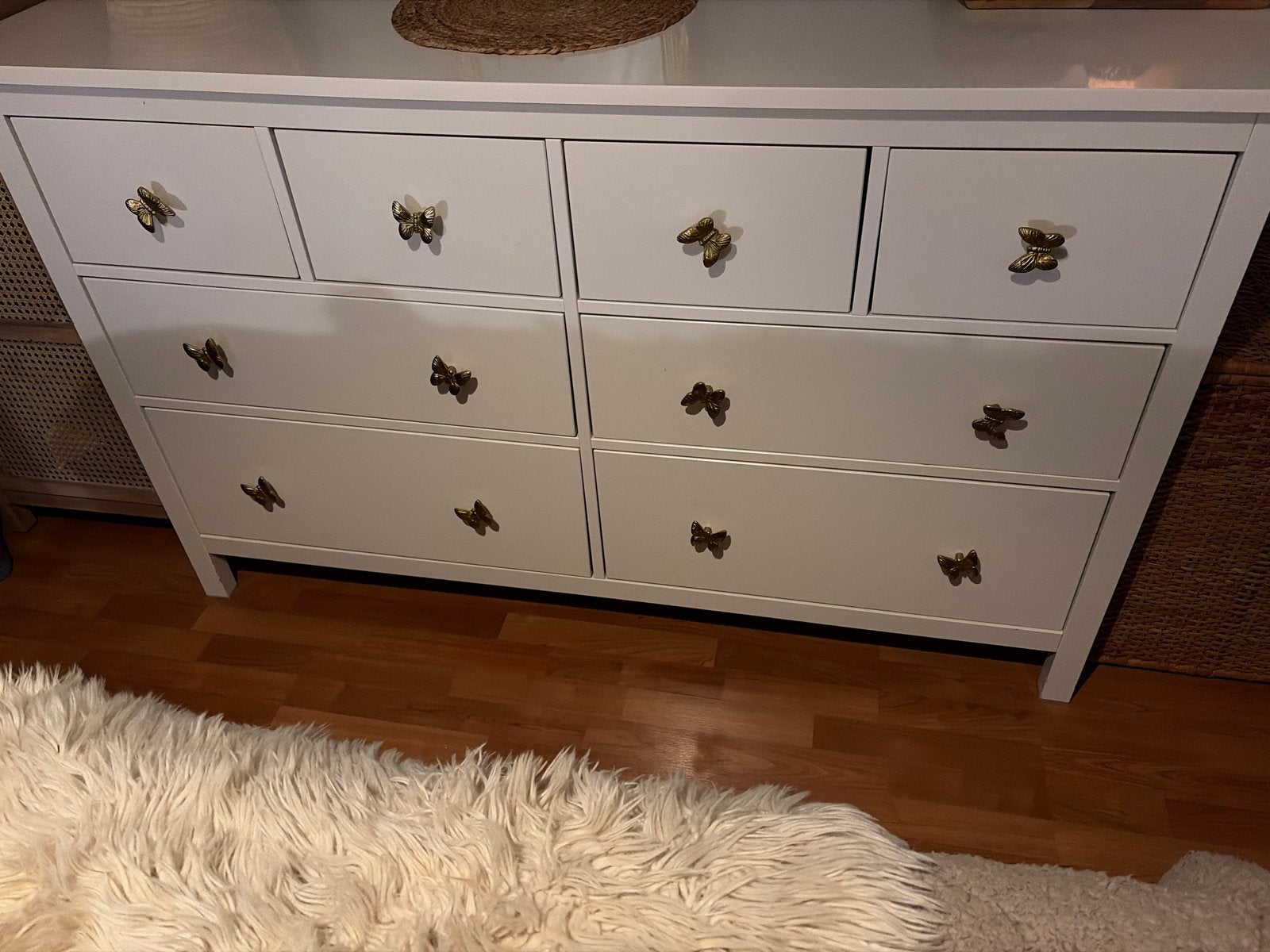 Witte Ikea ladekast, Ophalen, Gebruikt, 5 laden of meer, 100 tot 150 cm