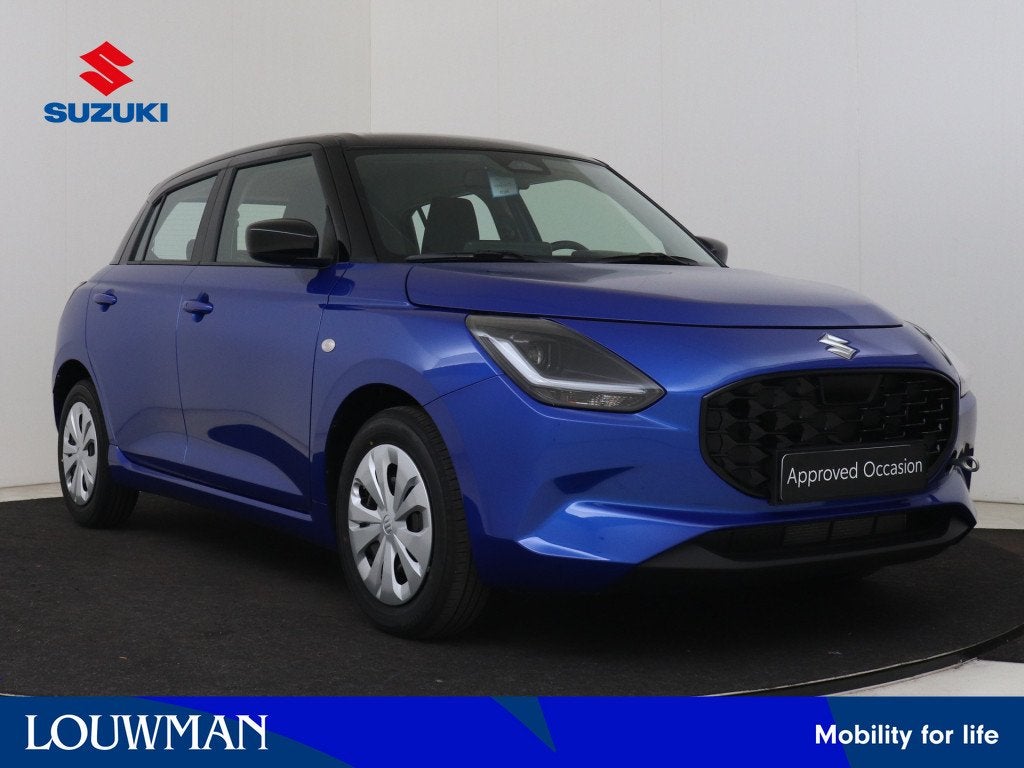 Suzuki Swift 1.2 Comfort Smart Hybrid *OP=OP* (bj 2026), Auto's, Voorwielaandrijving, 12 maanden, Stof, Zwart